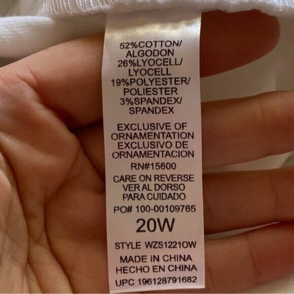 Democracy Ab Solution Jeans Womens 20W White Bootcut Mid Rise Slimming Tummy - Picture 10 of 15